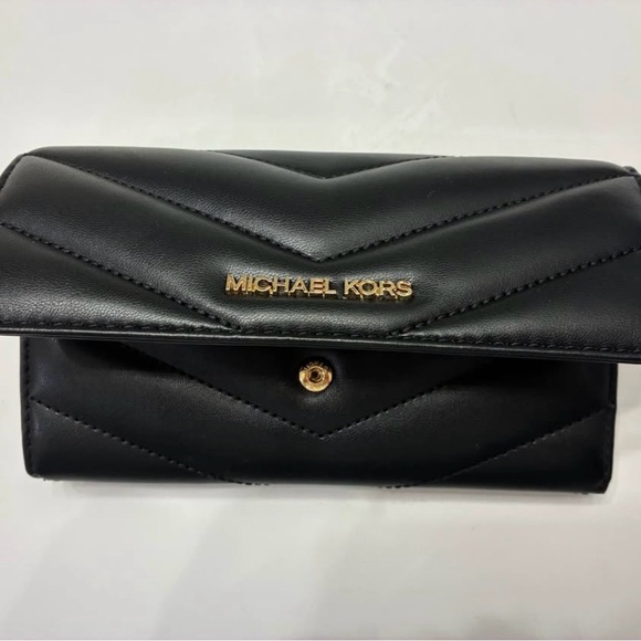 Michael Kors Black Quilted Wallet
